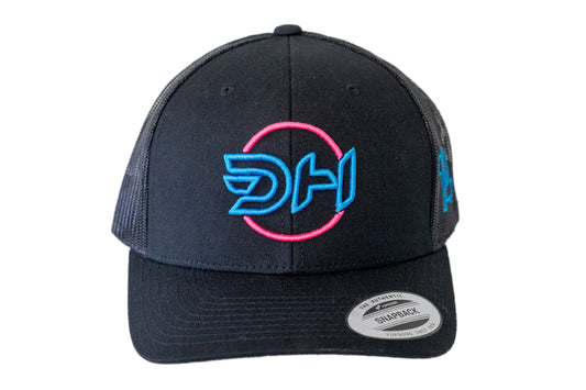 DH logo Davey Hamilton Jr. Neon Snapback